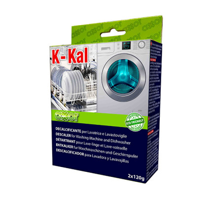 Axor K-KAL práškový odstraňovač vodného kameňa pre práčky a umývačky riadu 2 x 120 g