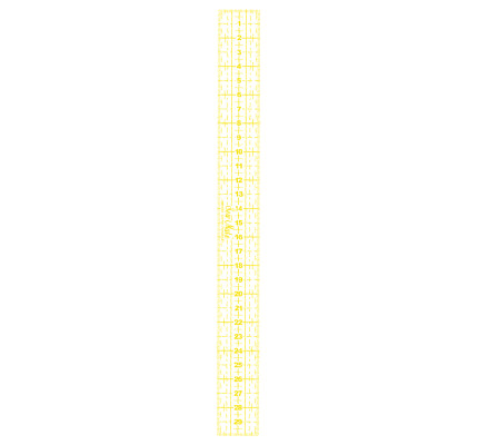 Rastrové pravítko 3x30cm M0330-YW žlté