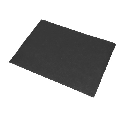Trhací vyšívací podkladový materiál, čierny 30cm x 40cm