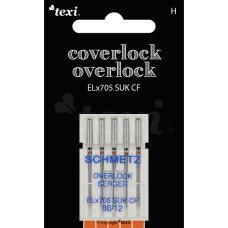 Ihly pre overlocky / coverlocky TEXI OVER / COVER ELx705 SUK CF 5x80