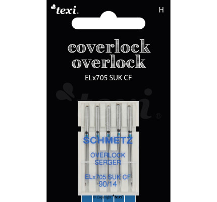 Ihly pre overlocky / coverlocky TEXI OVER / COVER ELx705 SUK CF 5x90