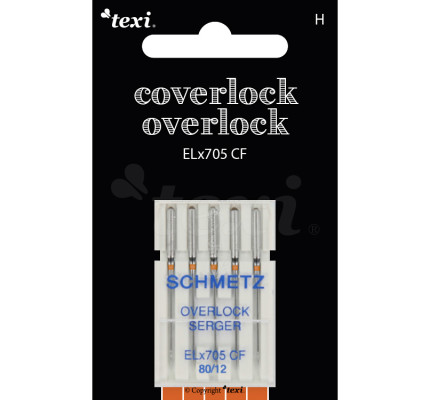 Ihly pre overlocky / coverlocky TEXI OVERLOCK / coverlocky ELx705 CF 5x80