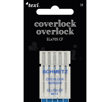 Ihly pre overlocky / coverlocky TEXI OVERLOCK / coverlocky ELx705 CF 5x90