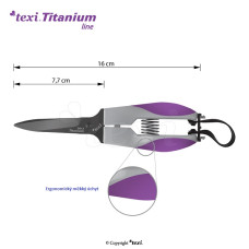 Remeselnícke nožnice TITANIUM Ti613