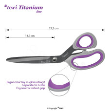 Nůžky s titanem TITANIUM Ti914
