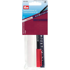 Súprava na značenie bielizne štandard, červené pero, 3 m