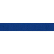 Bavlnená stuha, pevná, 5 m x 15 mm, modrá