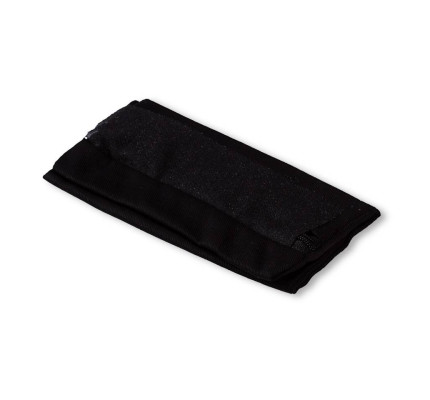 Bezpečnostné vrecko na zips, 14 x 20 cm, čierna