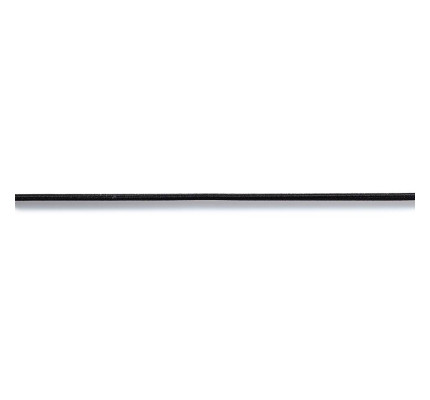 Elastická šnúrka, 2,5 mm, čierna, 3 m