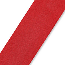 Saténová stuha, 3 m x 38 mm, červená