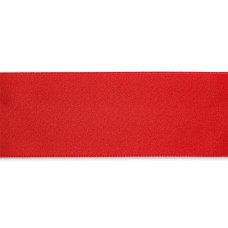 Saténová stuha, 3 m x 50 mm, červená