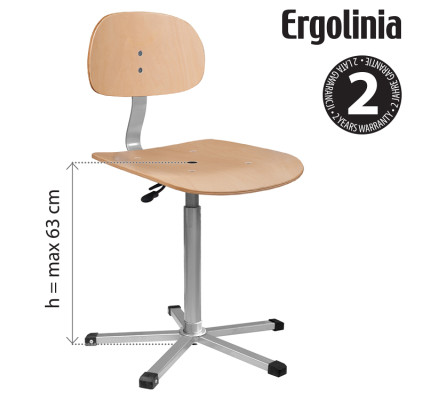 Priemyselná stolička ERGOLINIA EVO4